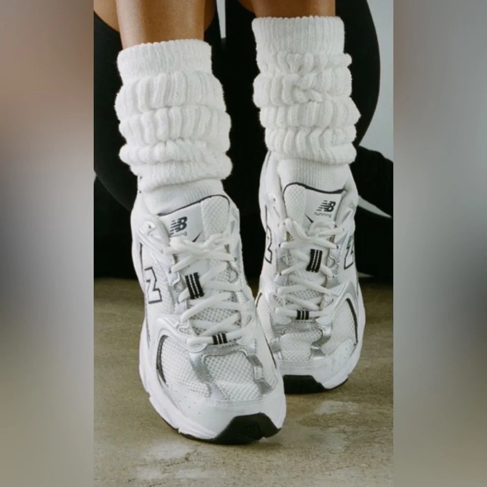 2 Pair of slouch Socks Scrunch socks! Original Retro Heavy Slouchy Socks - Picture 2 of 16